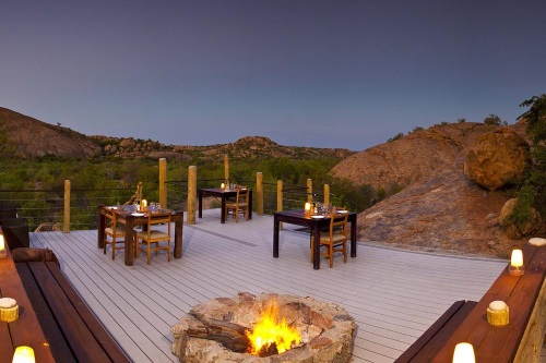 Erongo Wilderness Lodge avond eten